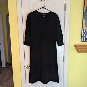 Sutton Studio Black Long Sleeve Dress
